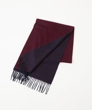 MO3AA50190 MICHEL KLEIN HOMME(ミッシェルクラン オム) リバーシブルカシミヤマフラー パープル