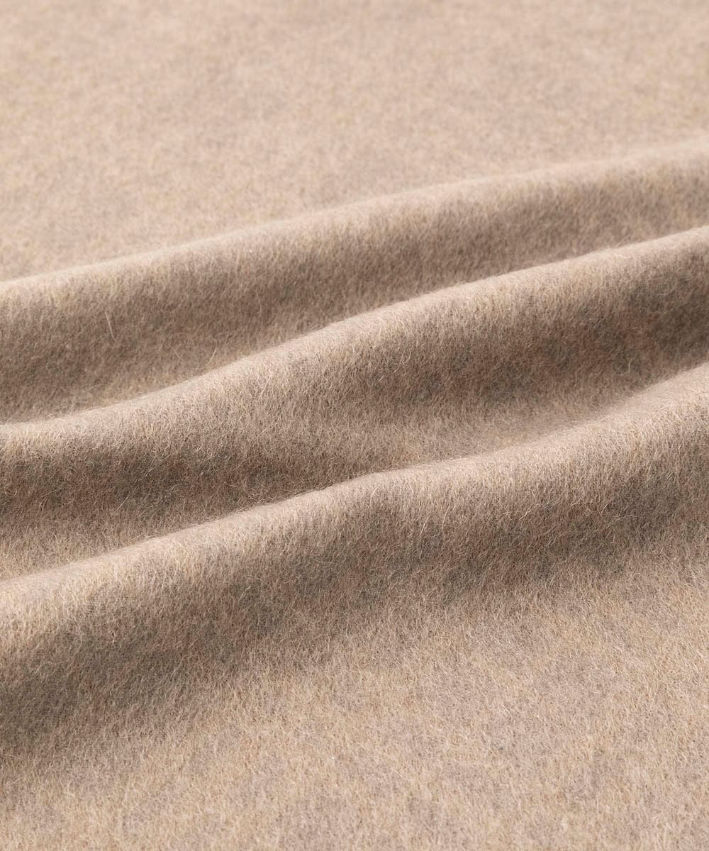 MO3AF50200 MICHEL KLEIN HOMME(ミッシェルクラン オム) バイアスチェック柄カシミヤマフラー ベージュ