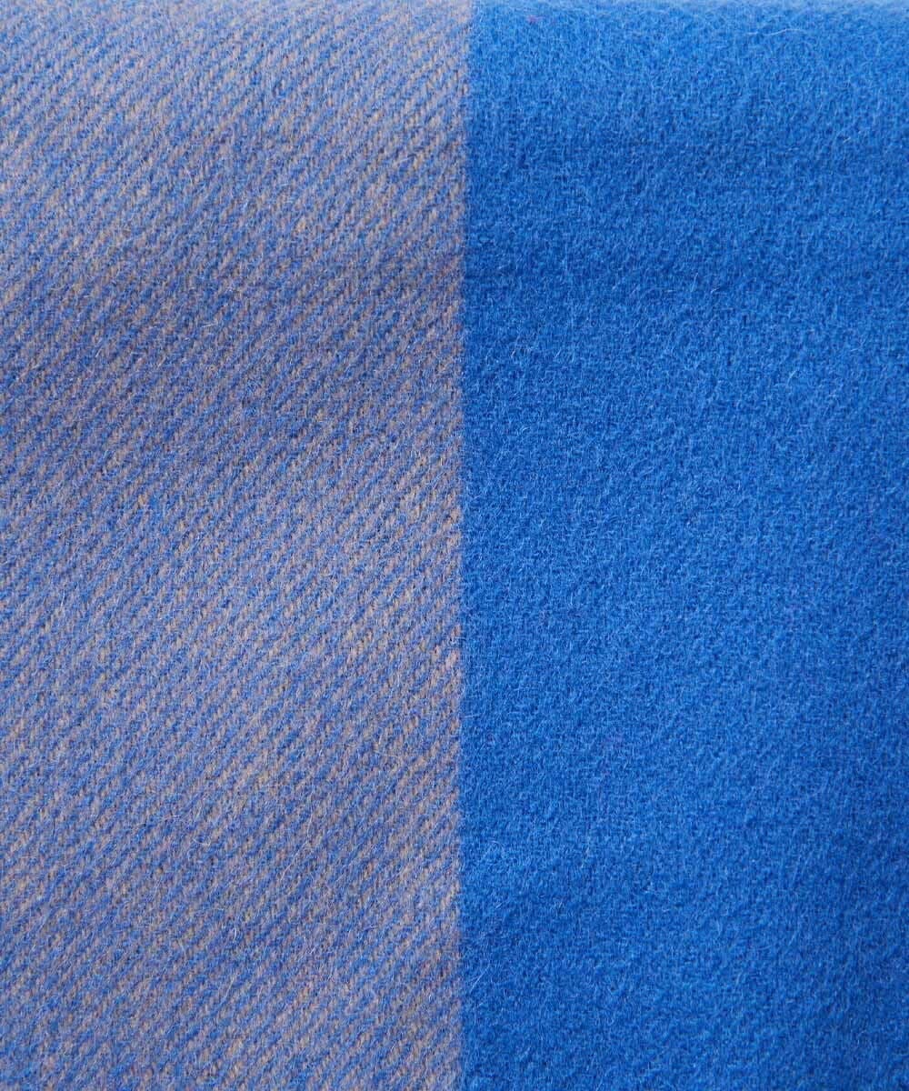 MO3AI50220 MICHEL KLEIN HOMME(ミッシェルクラン オム) カシミヤマフラー ブルー