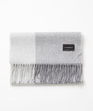 MO3AI50220 MICHEL KLEIN HOMME(ミッシェルクラン オム) カシミヤマフラー ライトグレー