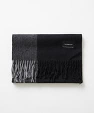 MO3AI50220 MICHEL KLEIN HOMME(ミッシェルクラン オム) カシミヤマフラー ブラック