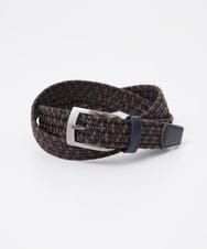 MO4AC50150 MICHEL KLEIN HOMME(ミッシェルクラン オム) メッシュレザーベルト ネイビー
