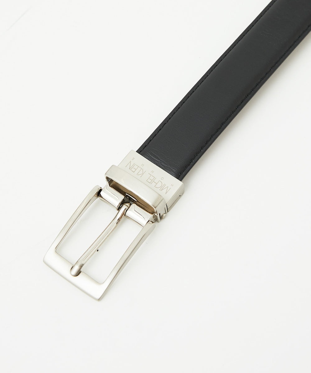 MO4AD50150 MICHEL KLEIN HOMME(ミッシェルクラン オム) リバーシブルベルト ブラック