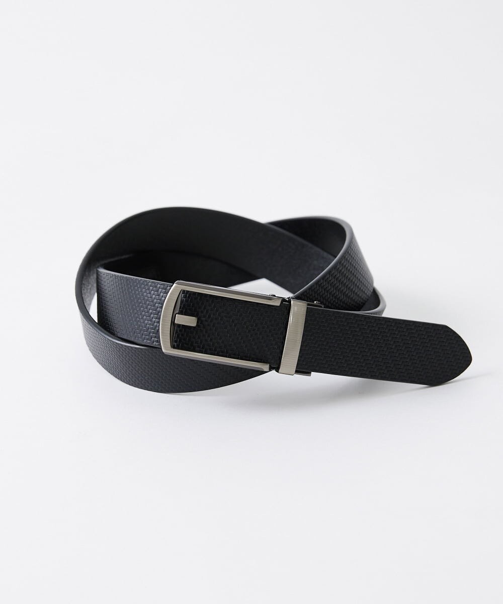 MO4AV51100 MICHEL KLEIN HOMME(ミッシェルクラン オム) 【2023年モデル】イタリアンレザーベルト ブラック(94)