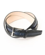 MO4DX02150 MICHEL KLEIN HOMME(ミッシェルクラン オム) クロコレザーベルト ブラック(94)
