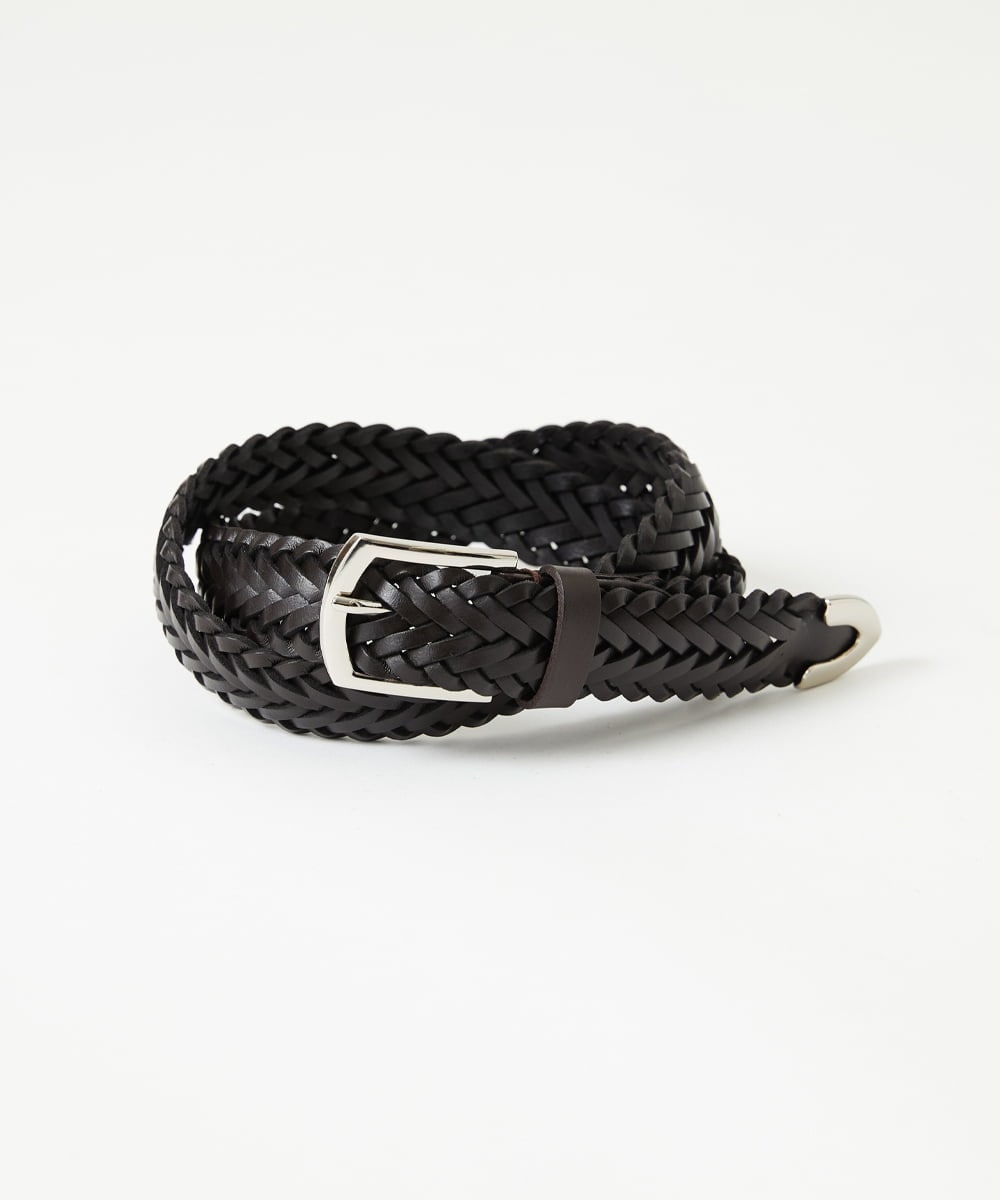 MO4GF51150 MICHEL KLEIN HOMME(ミッシェルクラン オム) レザーメッシュベルト ブラウン