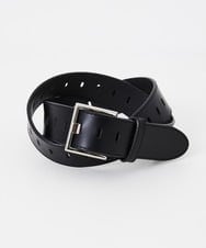 MO4TV25130 MICHEL KLEIN HOMME(ミッシェルクラン オム) ワイドピンベルト ブラック(94)