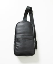 MO5AD51300 MICHEL KLEIN HOMME(ミッシェルクラン オム) レザーボディバッグ ブラック