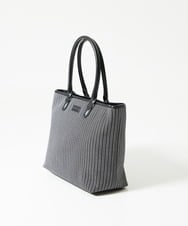 MO5AD52300 MICHEL KLEIN HOMME(ミッシェルクラン オム) へリンボンニットトートバッグ ライトグレー