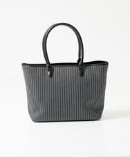 MO5AD52300 MICHEL KLEIN HOMME(ミッシェルクラン オム) へリンボンニットトートバッグ ライトグレー