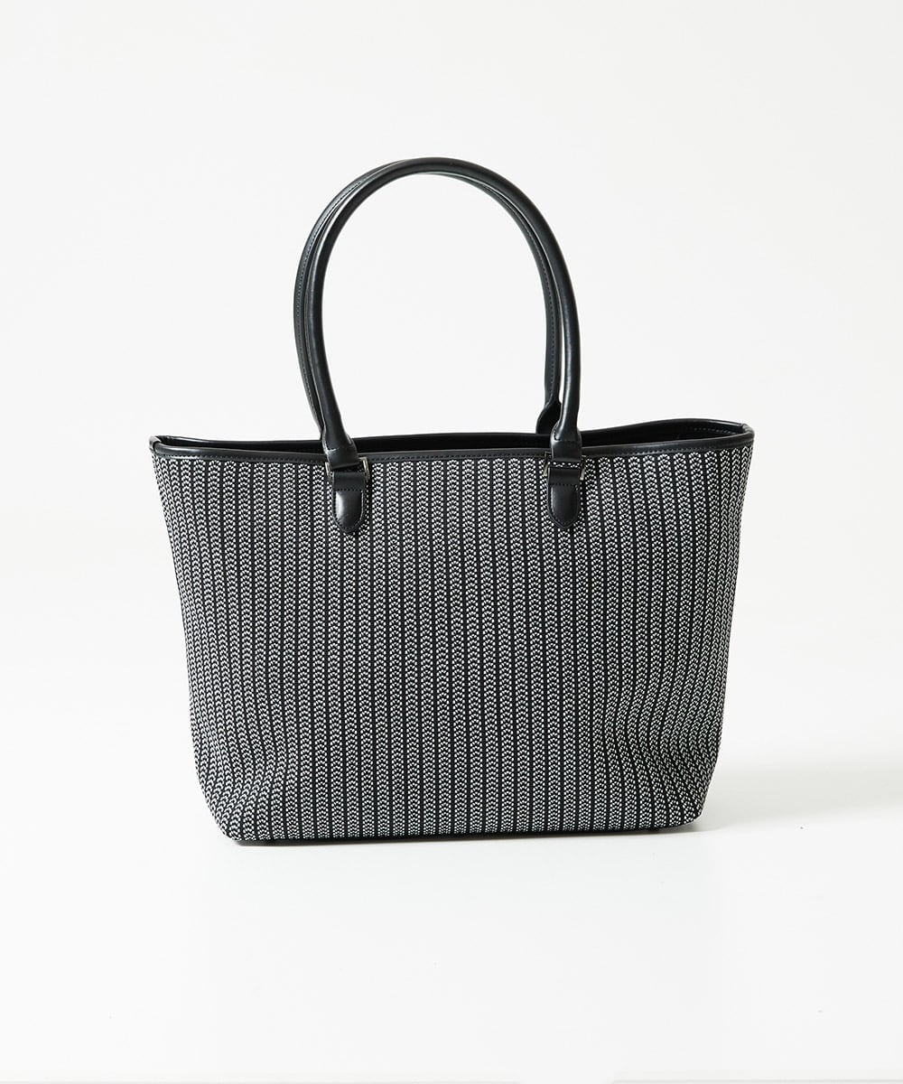 MO5AD52300 MICHEL KLEIN HOMME(ミッシェルクラン オム) へリンボンニットトートバッグ ライトグレー