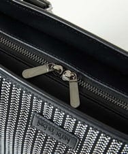 MO5AD52300 MICHEL KLEIN HOMME(ミッシェルクラン オム) へリンボンニットトートバッグ ライトグレー