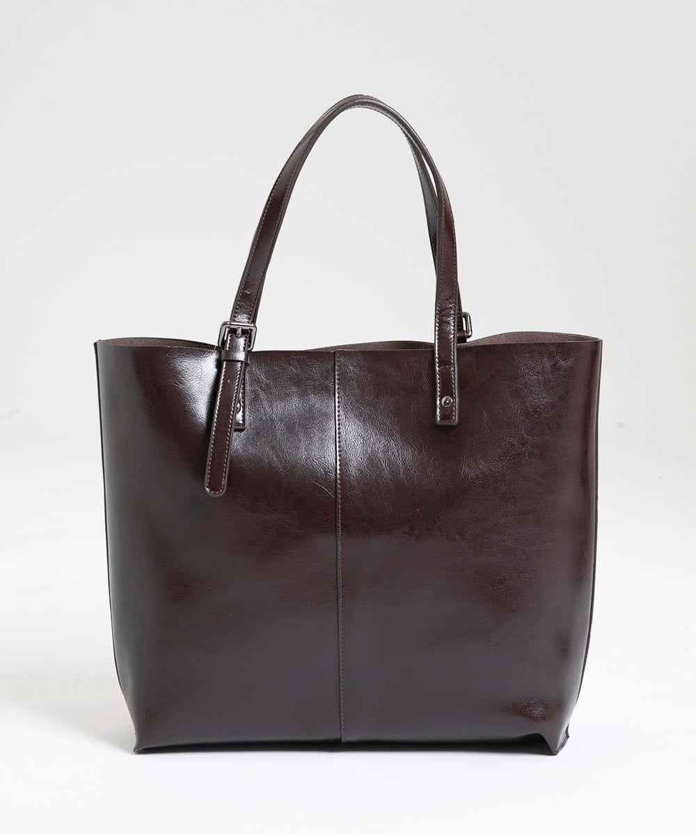 MO5AV40140 MICHEL KLEIN HOMME(ミッシェルクラン オム) 【2023年モデル】レザートートバッグ ブラウン(87)