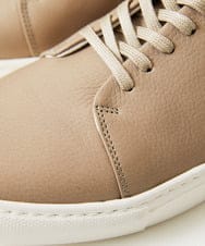 MO6AD51360 MICHEL KLEIN HOMME(ミッシェルクラン オム) シボ革スニーカー ベージュ