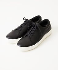 MO6AD51360 MICHEL KLEIN HOMME(ミッシェルクラン オム) シボ革スニーカー ブラック