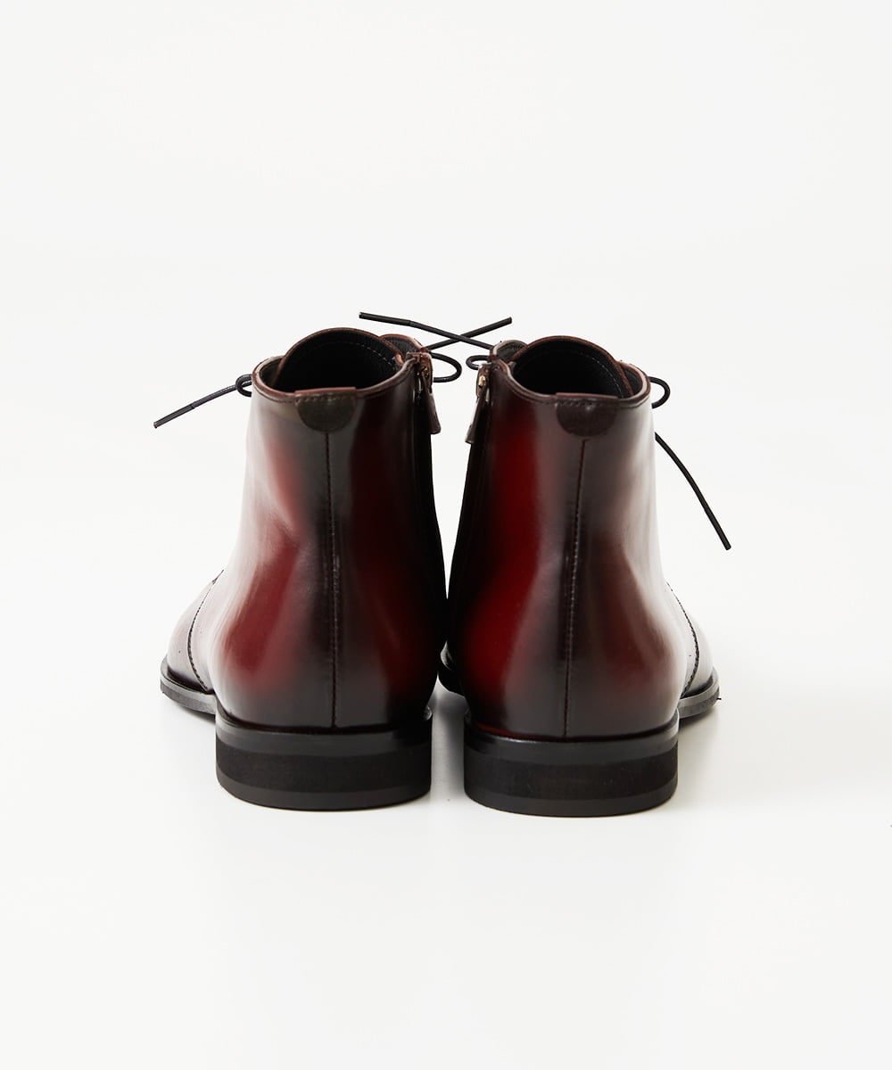 MO6AD52400 MICHEL KLEIN HOMME(ミッシェルクラン オム) サイドジップチャッカーブーツ パープル