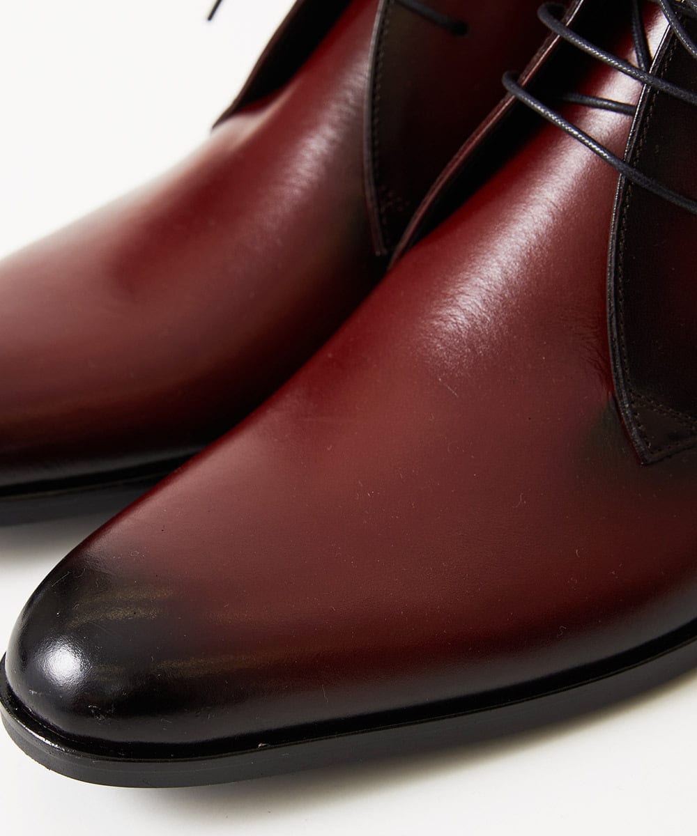 MO6AD52400 MICHEL KLEIN HOMME(ミッシェルクラン オム) サイドジップチャッカーブーツ パープル