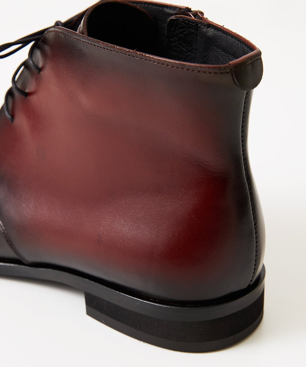 MO6AD52400 MICHEL KLEIN HOMME(ミッシェルクラン オム) サイドジップチャッカーブーツ パープル