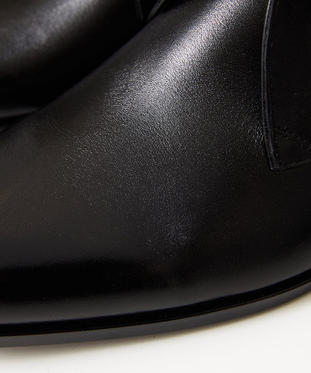 MO6AD52400 MICHEL KLEIN HOMME(ミッシェルクラン オム) サイドジップチャッカーブーツ ブラック