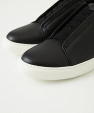 MO6GF50360 MICHEL KLEIN HOMME(ミッシェルクラン オム) スリッポン　レザースニーカー ブラック