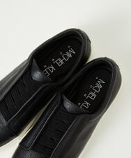 MO6GF50360 MICHEL KLEIN HOMME(ミッシェルクラン オム) スリッポン　レザースニーカー ブラック