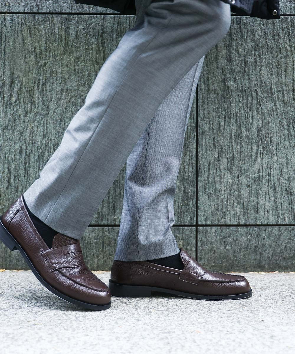 MO6GF51400 MICHEL KLEIN HOMME(ミッシェルクラン オム) レザーローファー ブラウン