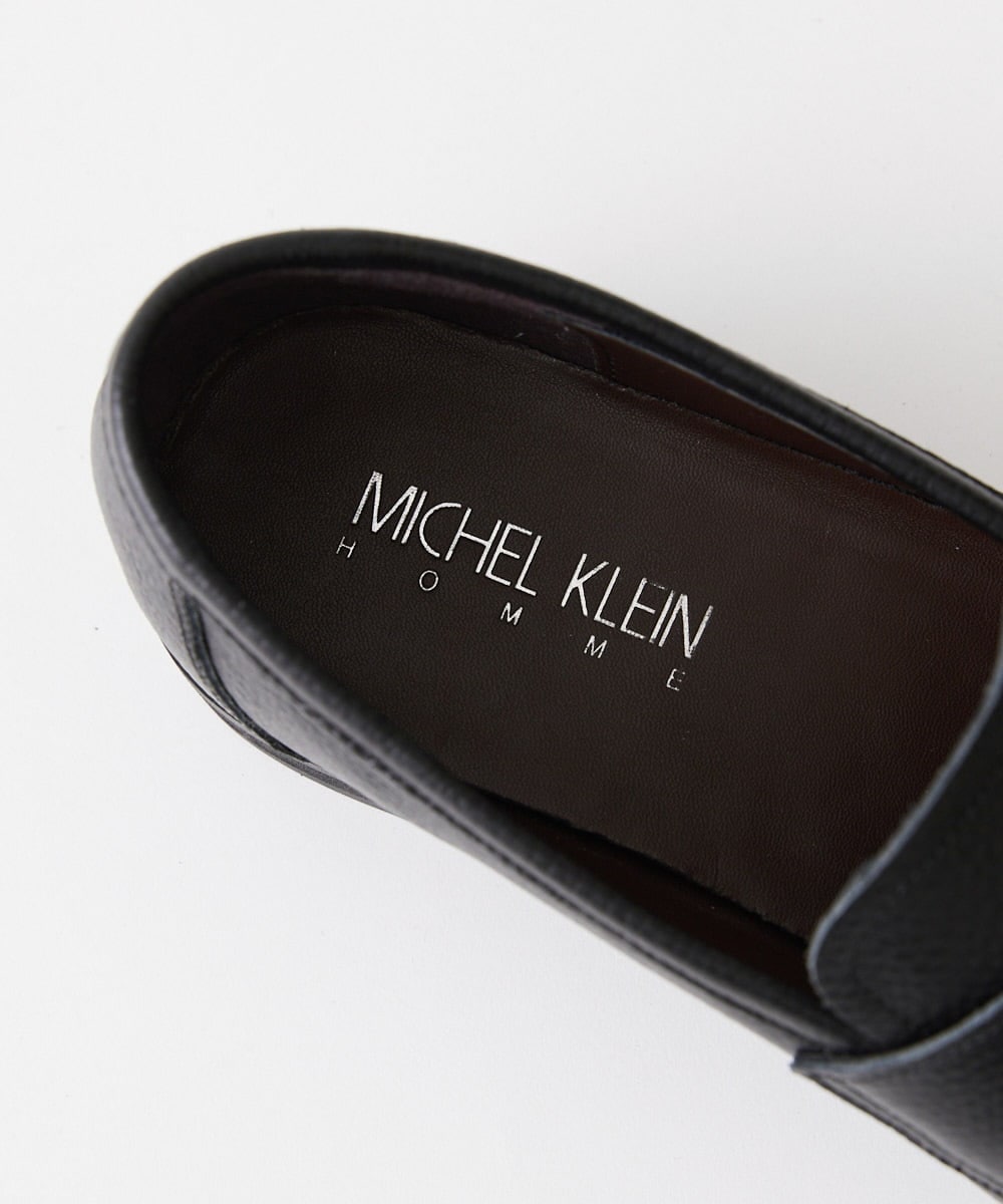 MO6GX50300 MICHEL KLEIN HOMME(ミッシェルクラン オム) レザースリッポン ブラック(94)