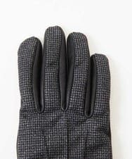 MOTDC50150 MICHEL KLEIN HOMME(ミッシェルクラン オム) 千鳥柄ドレスグローブ ブラック