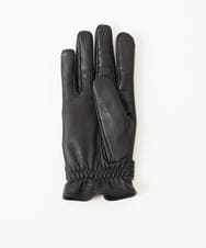 MOTDC50150 MICHEL KLEIN HOMME(ミッシェルクラン オム) 千鳥柄ドレスグローブ ブラック