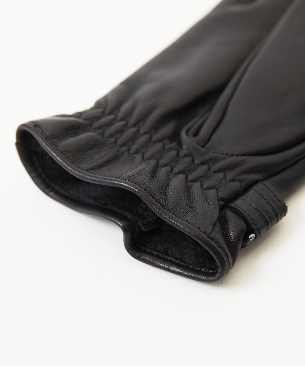 MOTDC52180 MICHEL KLEIN HOMME(ミッシェルクラン オム) シープレザードレスグローブ ブラック