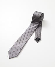 MOYTF51110 MICHEL KLEIN HOMME(ミッシェルクラン オム) ダイヤ柄ネクタイ グレー