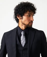 MOYTF51110 MICHEL KLEIN HOMME(ミッシェルクラン オム) ダイヤ柄ネクタイ グレー