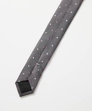 MOYTF51110 MICHEL KLEIN HOMME(ミッシェルクラン オム) ダイヤ柄ネクタイ グレー