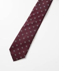 MOYTF52110 MICHEL KLEIN HOMME(ミッシェルクラン オム) フラワー小紋柄ネクタイ パープル