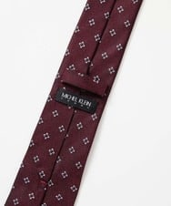 MOYTF52110 MICHEL KLEIN HOMME(ミッシェルクラン オム) フラワー小紋柄ネクタイ パープル