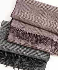 MS3AH81065 MK MICHEL KLEIN HOMME(MKミッシェルクランオム) マフラー（リバーグレンチェック） ブラウン