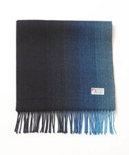 MS3AW24075 MK MICHEL KLEIN HOMME(MKミッシェルクランオム) グラデーションマフラー ブルー(55)