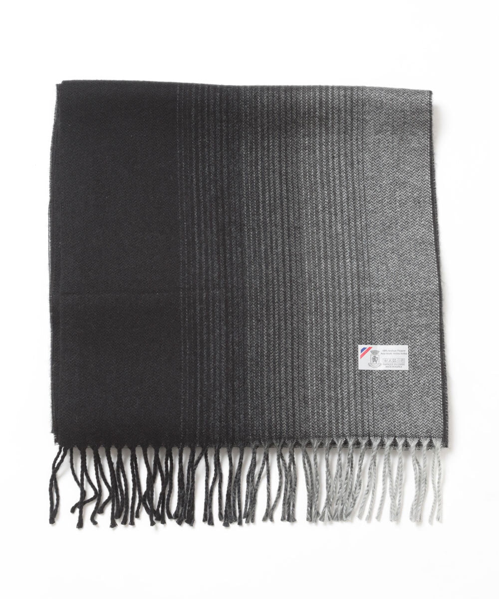 MS3AW24075 MK MICHEL KLEIN HOMME(MKミッシェルクランオム) グラデーションマフラー ブラック(94)