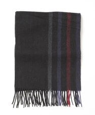 MS3AW27085 MK MICHEL KLEIN HOMME(MKミッシェルクランオム) サイドストライプマフラー ブラック(94)