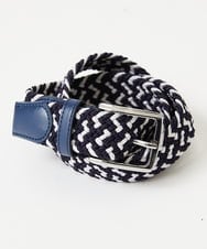MS4AE01054 MK MICHEL KLEIN HOMME(MKミッシェルクランオム) ゴムメッシュベルト ネイビー