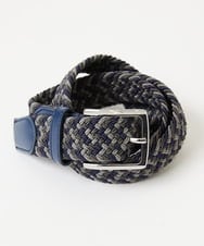 MS4AE01054 MK MICHEL KLEIN HOMME(MKミッシェルクランオム) ゴムメッシュベルト グレー