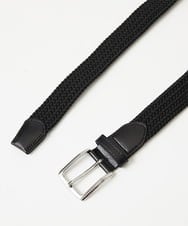 MS4AE01054 MK MICHEL KLEIN HOMME(MKミッシェルクランオム) ゴムメッシュベルト ブラック