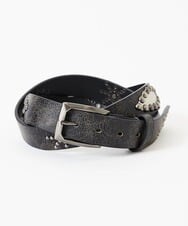 MS4AE03095 MK MICHEL KLEIN HOMME(MKミッシェルクランオム) スタッズベルト ダークグレー