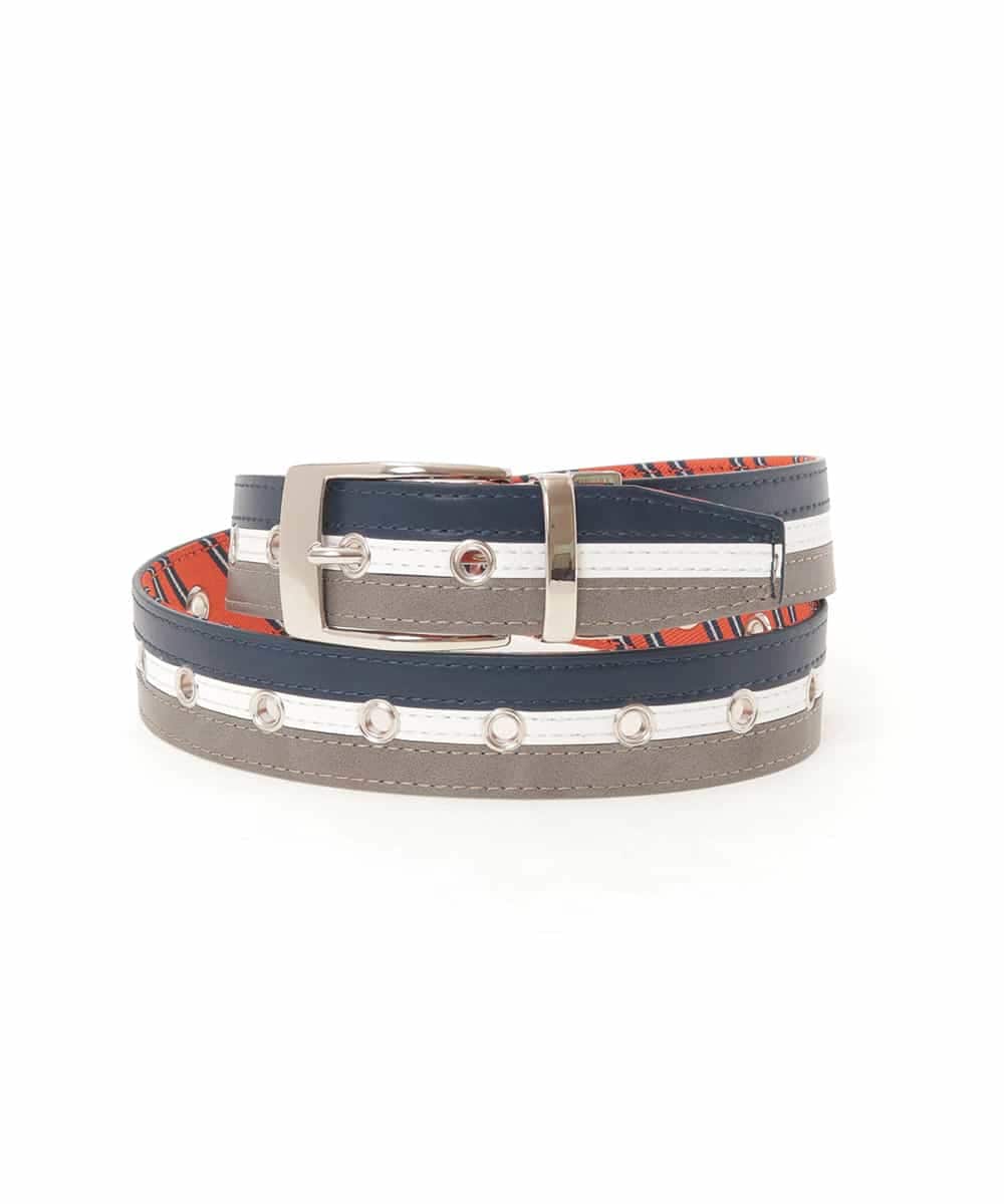 MS4GD01065 MK MICHEL KLEIN HOMME(MKミッシェルクランオム) リバーシブルベルト オレンジ