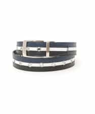 MS4GD01065 MK MICHEL KLEIN HOMME(MKミッシェルクランオム) リバーシブルベルト ブラック