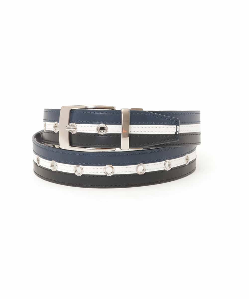 MS4GD01065 MK MICHEL KLEIN HOMME(MKミッシェルクランオム) リバーシブルベルト ブラック