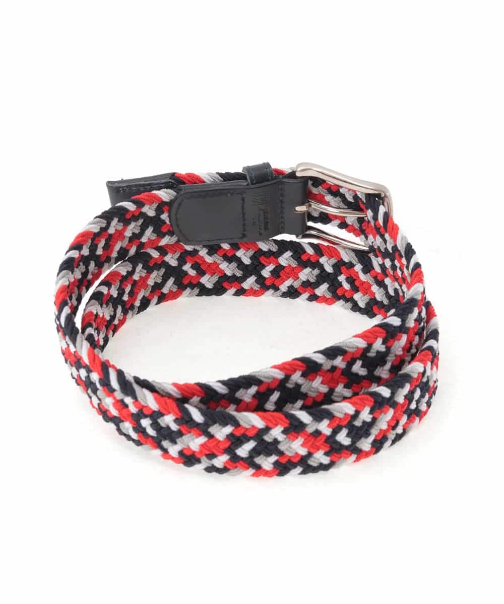 MS4GD02055 MK MICHEL KLEIN HOMME(MKミッシェルクランオム) ミックスカラーベルト レッド