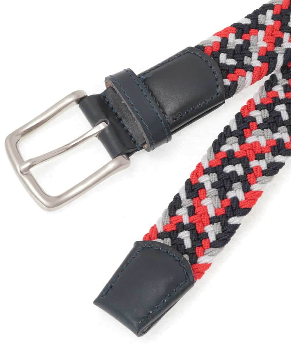 MS4GD02055 MK MICHEL KLEIN HOMME(MKミッシェルクランオム) ミックスカラーベルト レッド