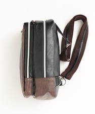 MS5AB48090 MK MICHEL KLEIN HOMME(MKミッシェルクランオム) 切り替えボディバッグ ブラック