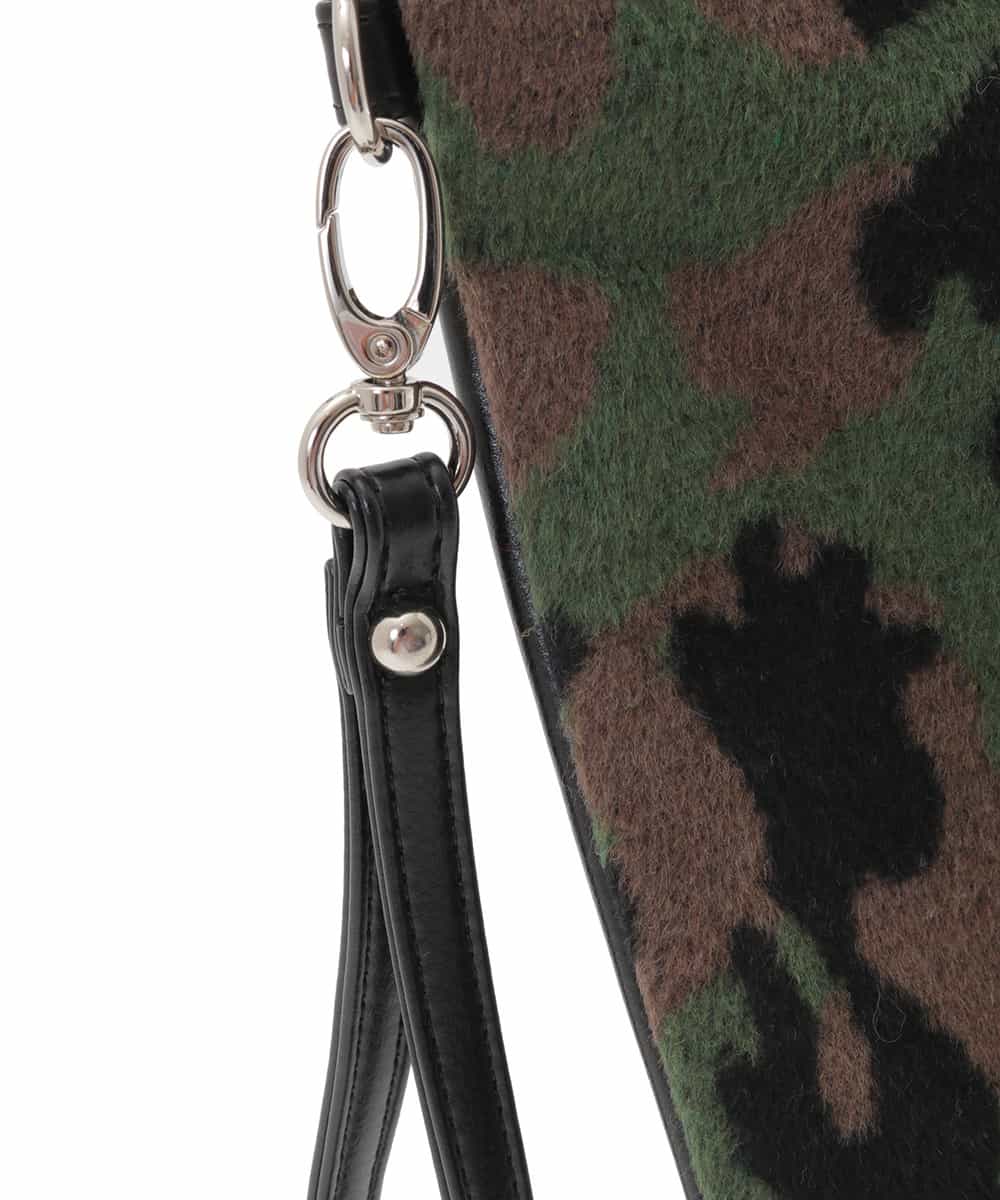 MS5AD03075 MK MICHEL KLEIN HOMME(MKミッシェルクランオム) 2WAYクラッチバッグ カーキ